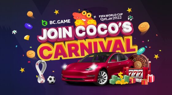 Únete al Coco’s Carnival de BC.GAME ahora y gana hasta USD 2.100.000 o un TESLA
